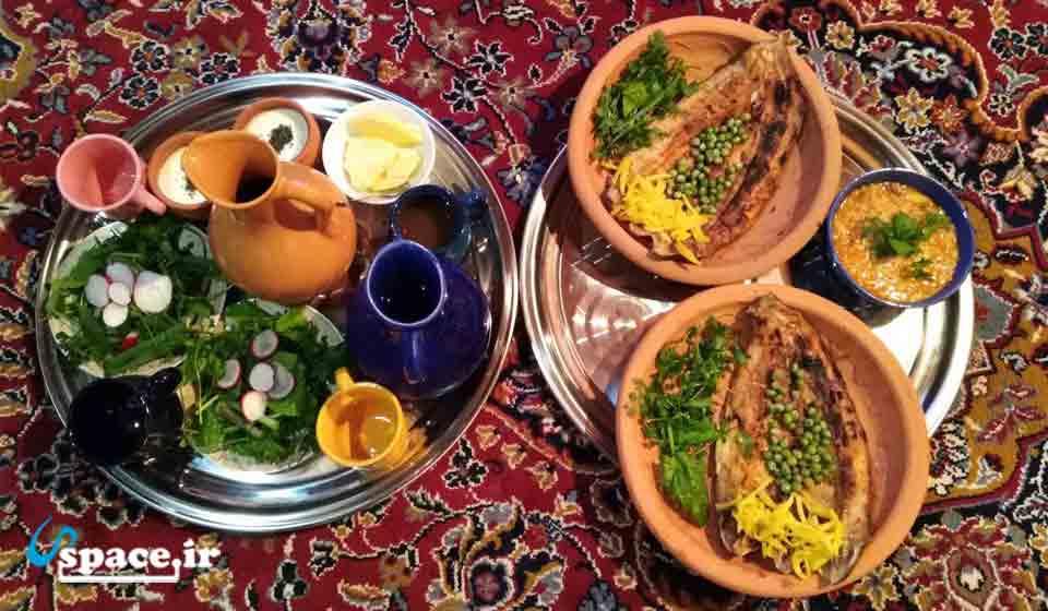 غذاهای اقامتگاه بوم گردی ننه کلثوم - رامسر - مازندران - روستای مشاورک